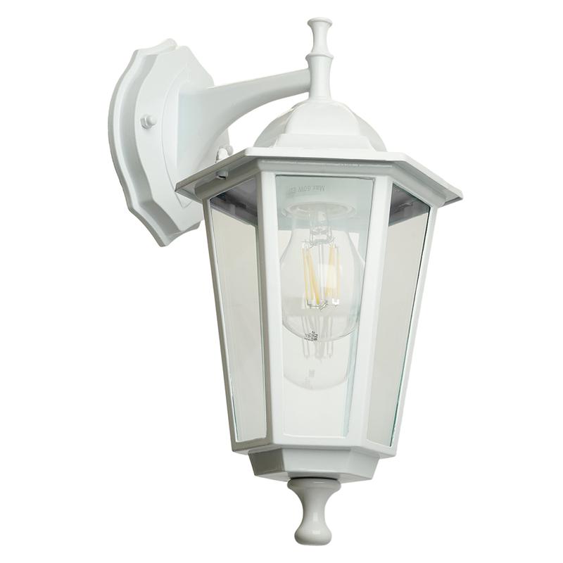 светильник садово-парковый 60вт 230в e27 бел. 6102/pl6102 (на стену вниз) feron 11053 от BTSprom.by