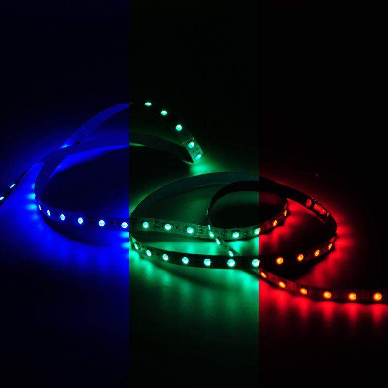 лента светодиодная basic 5050/60-smd 10вт/м rgb ip20 700лм/м 12в 10мм (уп.3м) gauss bt054 от BTSprom.by