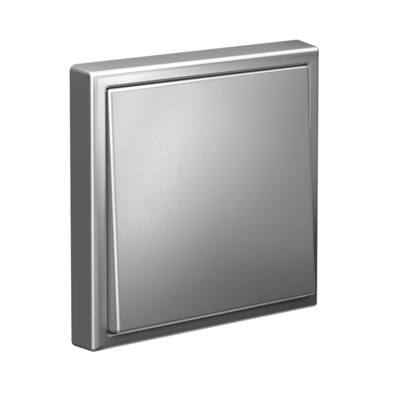  Выключатель кнопочный 1-кл. ArtGallery 10А механизм сталь SE GAL000915 фото в каталоге от BTSprom.by