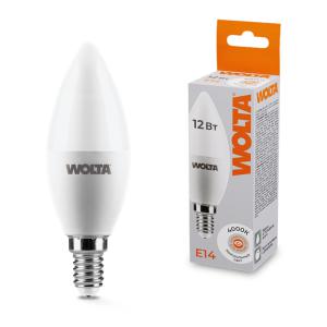 лампа светодиодная 12вт 4000к e14 wolta 25sc12e14 от BTSprom.by