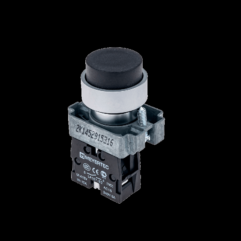 кнопка выступающая черн. 1no мет. mtb2-blz112 овен 58154 от BTSprom.by