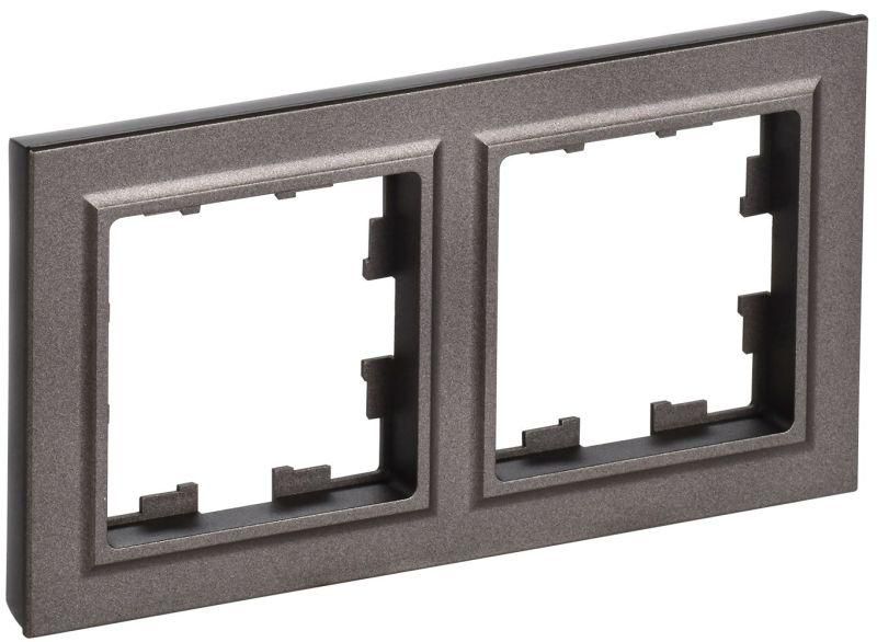 рамка 2-м brite ру-2-бртб бронза iek br-m22-k45 от BTSprom.by