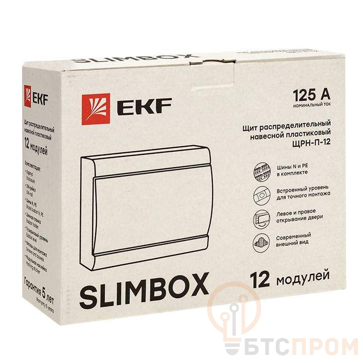  Щит ЩРН-П-12 "SlimBox" IP41 PROxima EKF sb-n-12 фото в каталоге от BTSprom.by