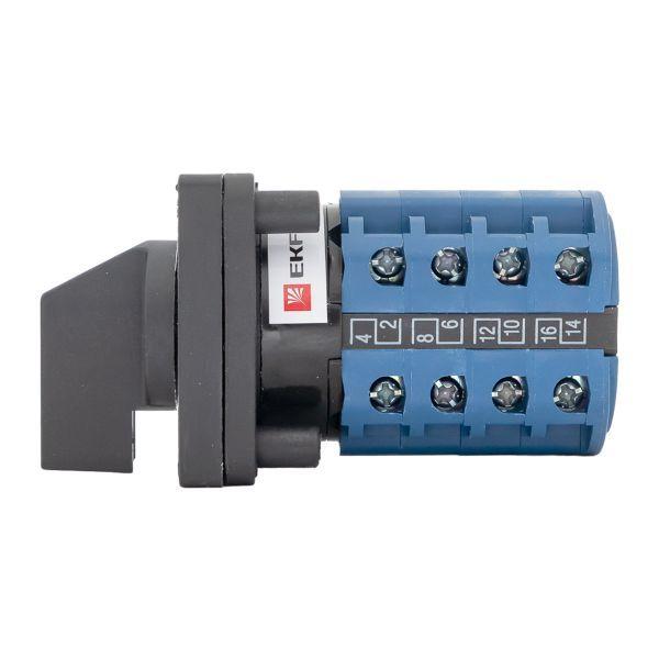  Переключатель кулачковый ПК-1-24 4П 10А "1-0-2" EKF pk-1-24-10 фото в каталоге от BTSprom.by