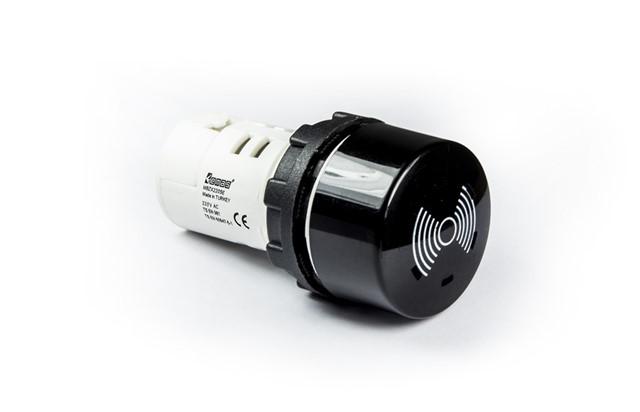 зуммер моноблочный без подсветки 220в переменного тока ip65 emas mbzx220se от BTSprom.by