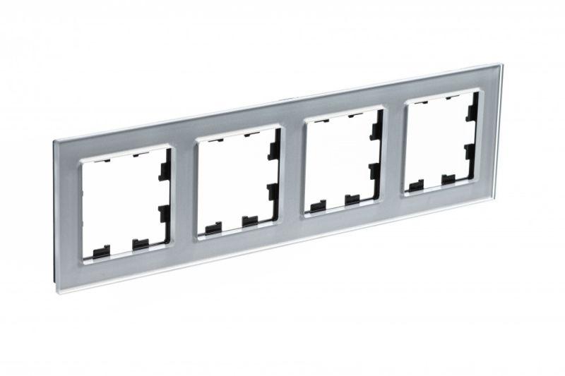 рамка 4-м atlasdesign nature стекло алюм. se atn320304 от BTSprom.by