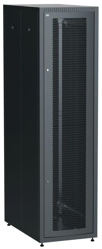 шкаф сетевой linea e 47u 600х1000мм двери 2шт перфорир. и метал. черн. itk le05-47u61-pm от BTSprom.by