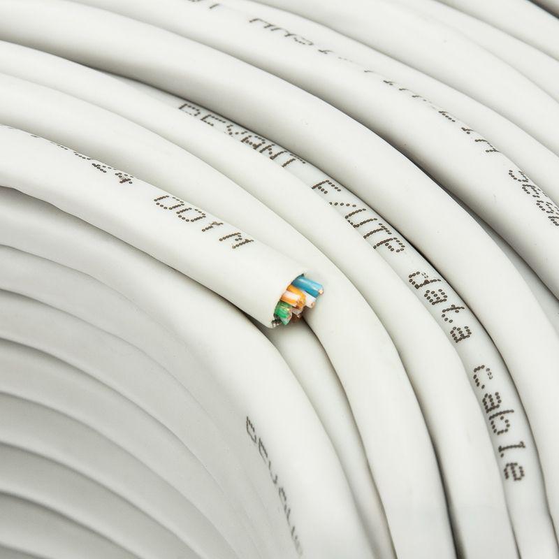  Кабель витая пара F/UTP кат.5E 4PR 24AWG PVC INDOOR SOLID сер. (уп.100м) Rexant 01-0143-100 фото в каталоге от BTSprom.by