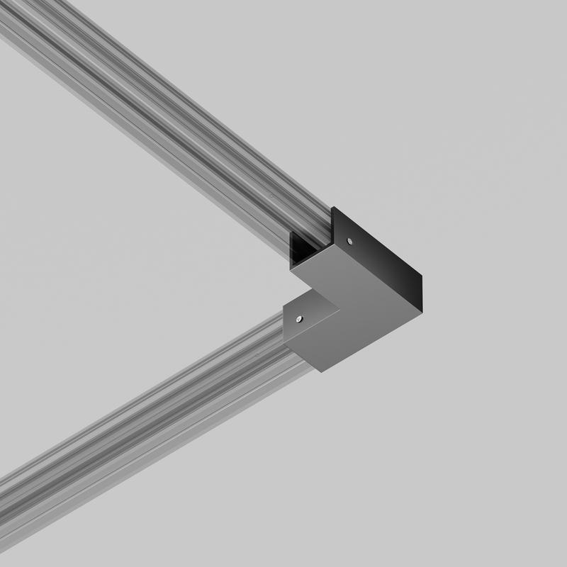  Коннектор угловой для профиля Elasity IP черн. Maytoni O-TR001-AC90 фото в каталоге от BTSprom.by