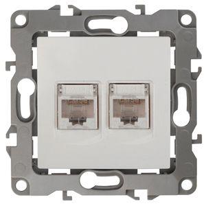 розетка компьютерная 2-м эра12 rj45 12-3108-02 сл. кость эра б0014730 от BTSprom.by