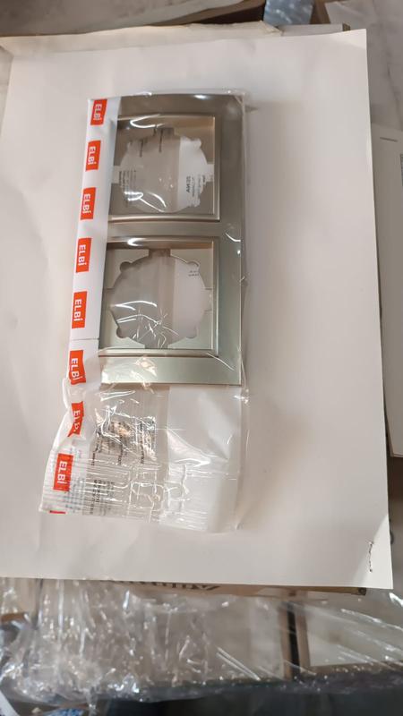 рамка 2-м zena титаниум abb 500-011400-226 от BTSprom.by