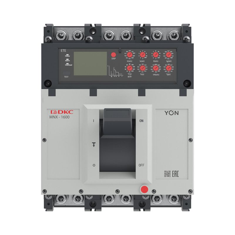  Выключатель автоматический 3P 1600А 70кА pro MNX1600L при AC415V расцепитель ETA YON MNX1600L3PETA1600 фото в каталоге от BTSprom.by