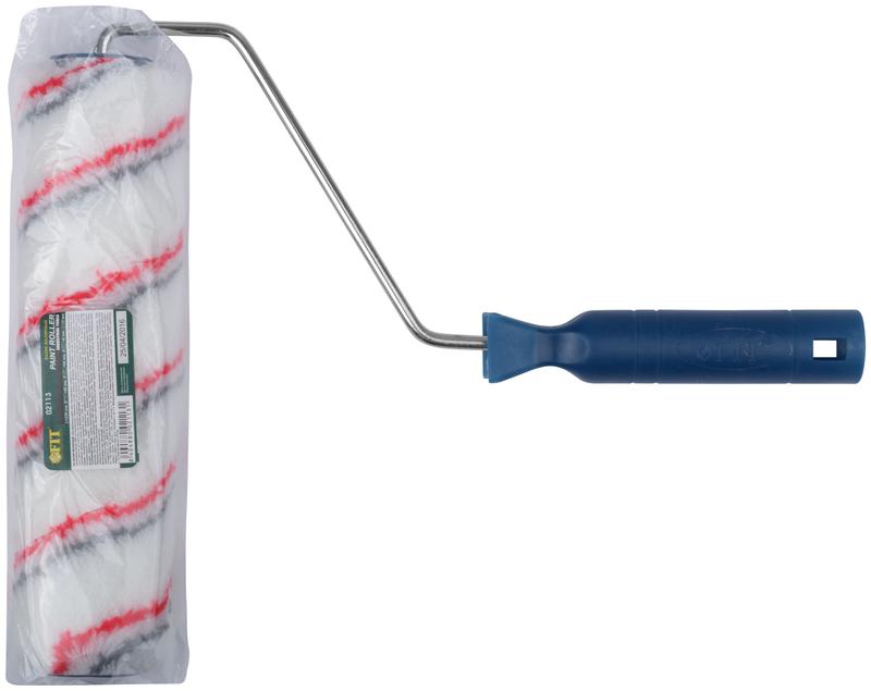  Валик полиакриловый со спиральными полосами каркасн.сист. диам.40/64мм ворс 12мм 230мм бел. FIT 02113 фото в каталоге от BTSprom.by