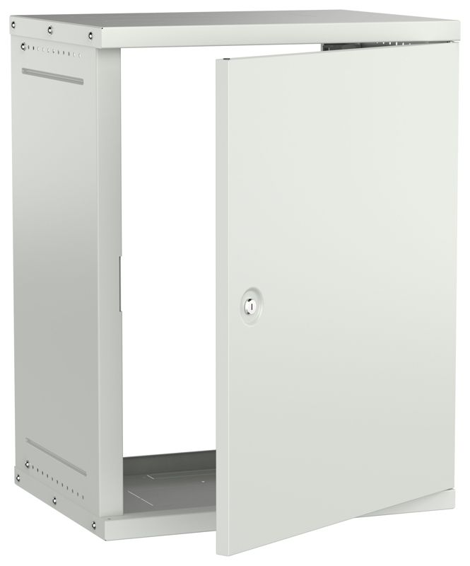 шкаф настенный 15u 600х450мм дверь метал. сер. generica lwe3-15u64-mf-g от BTSprom.by