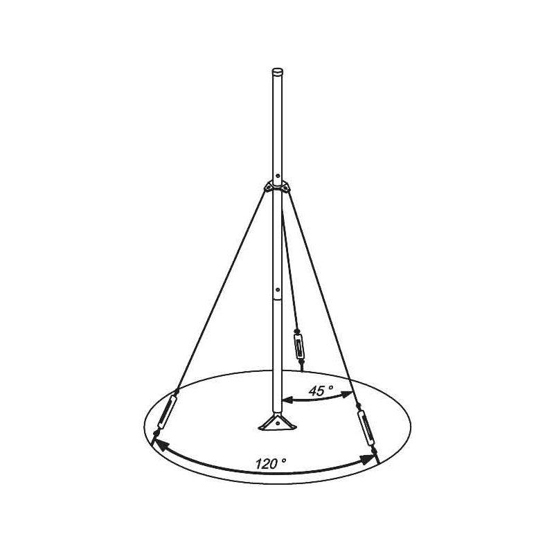  Мачта для антенн алюм. 300см Rexant 34-0485-1 фото в каталоге от BTSprom.by