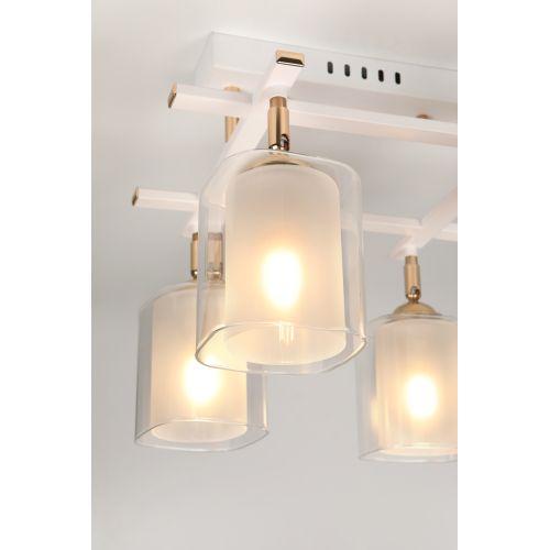  Светильник Helga 3100-304 4х40Вт E27 потолочный модерн Rivoli Б0050838 фото в каталоге от BTSprom.by