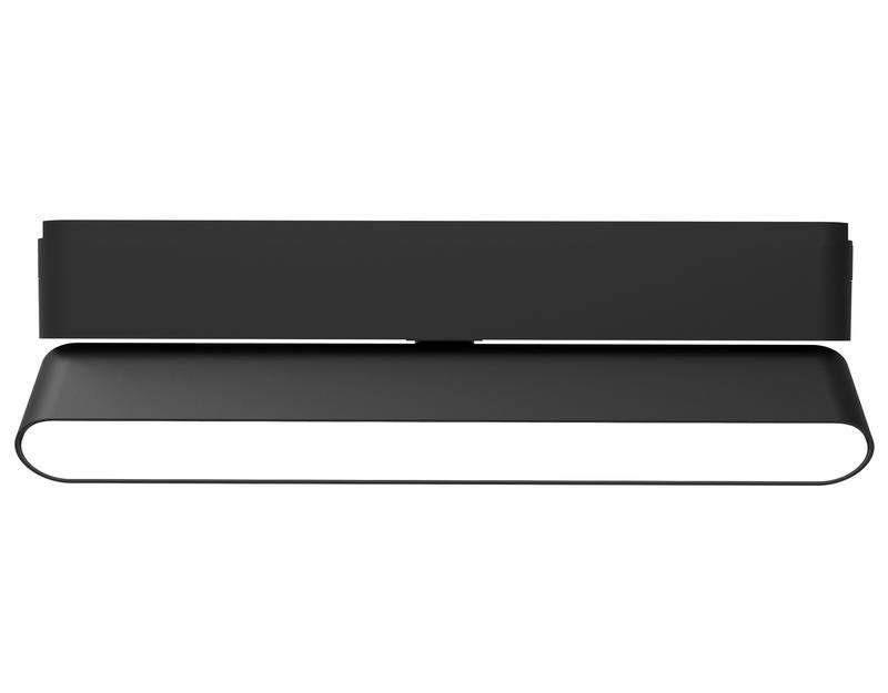 светильник светодиодный трековый mtr16 1112r 12вт 3000к frost 90град. bl ip20 низковольтный pro черн. jazzway 5056893 от BTSprom.by