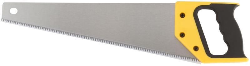  Ножовка по дереву средний каленый зуб 7 ТPI 3D заточка пласт.прорезиненная ручка Профи 400мм FIT 40440 фото в каталоге от BTSprom.by