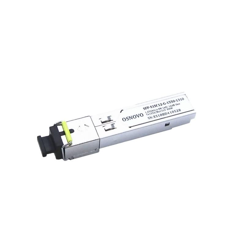 модуль sfp sc 125 гбит/сек до 3км tx:1550/rx:1310 ddm sfp-s1sc12-g-1550-1310 osnovo 1000634336 от BTSprom.by