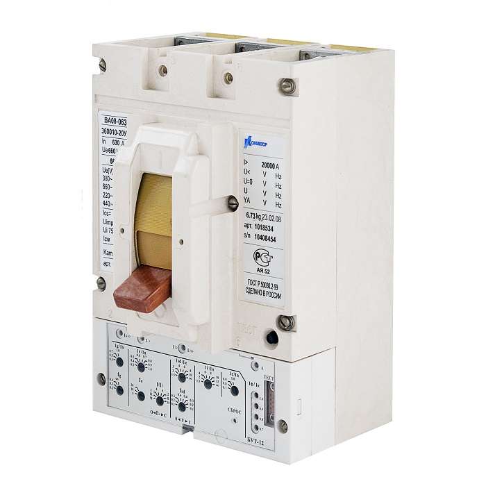 выключатель автоматический 3п 160а ва08-0405с-330015-20 ухл3 660в короткие вывода контактор 1037448 от BTSprom.by