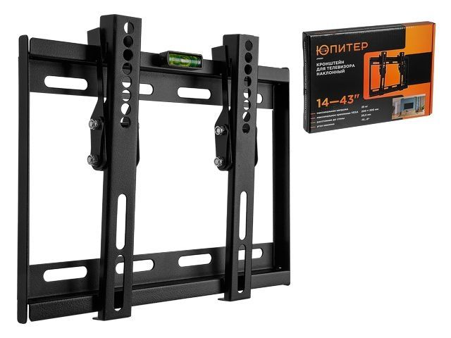 кронштейн для телевизора 14"-43" наклонный юпитер jp9301 от BTSprom.by