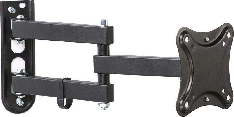 кронштейн для телевизора r1 118153 10-27дюйм макс.15кг настенный поворотно-выдвижной и наклонный черн. hama 1447016 от BTSprom.by