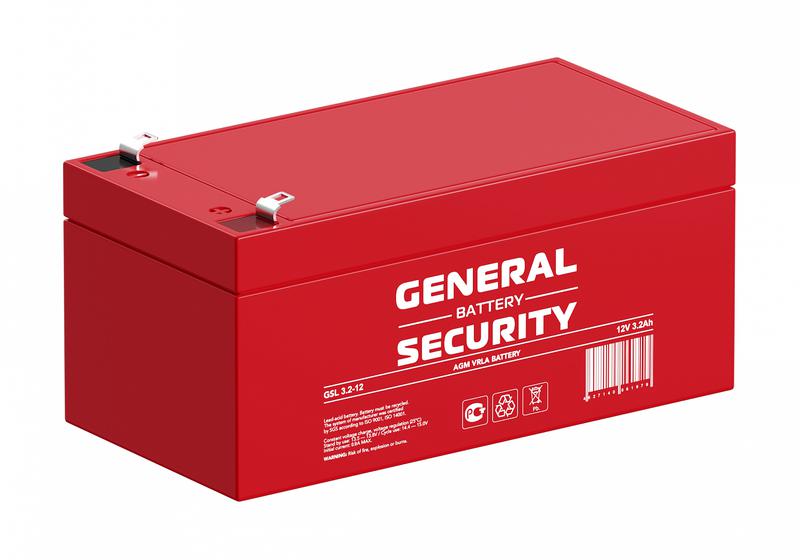  Аккумулятор 12В 3.2А.ч General Security GSL3.2-12 фото в каталоге от BTSprom.by