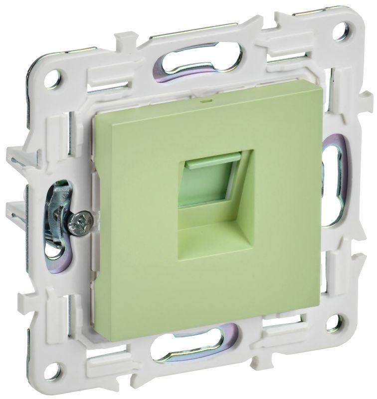 розетка компьютерная rj45 кат.6 skandy sk-k02g мятный iek sk-k10-2-k06 от BTSprom.by