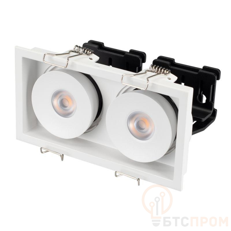 Светильник светодиодный CL-SIMPLE-S148x80-2x9W Warm3000 WH 45 deg IP20 металл Arlight 026876 фото в каталоге от BTSprom.by  Светильник светодиодный CL-SIMPLE-S148x80-2x9W Warm3000 WH 45 deg IP20 металл Arlight 026876 фото в каталоге от BTSprom.by