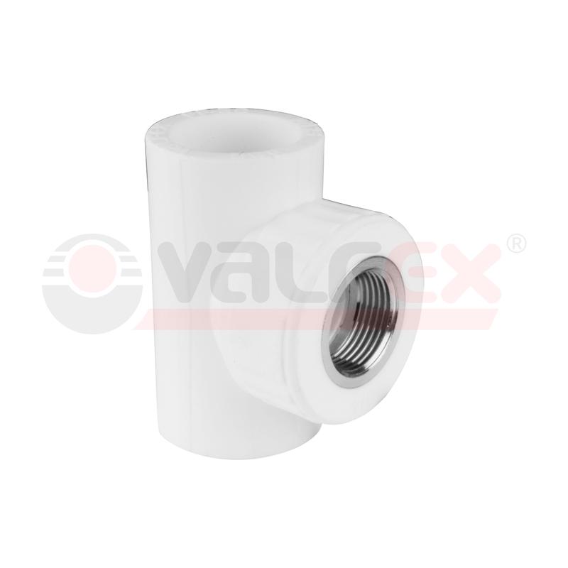 тройник переходной с внутренней резьбой 32х1/2х32 (30/10) valfex 10127232 от BTSprom.by