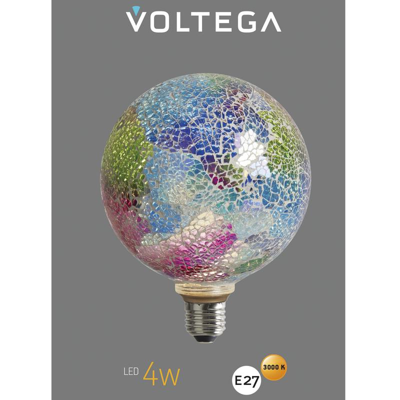 Лампа светодиодная филаментная Loft 271 GMS022 4Вт 3000К E27 Voltega 8573 фото в каталоге от BTSprom.by