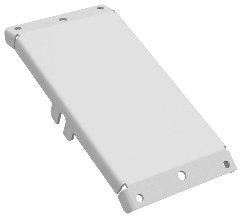 Крышка для угла вертикал. внешн. 45град. 80х80 2мм RAL 9016 ESCA 7 IEK ES7-PVD-45-080-080-20-RGA от BTSprom.by