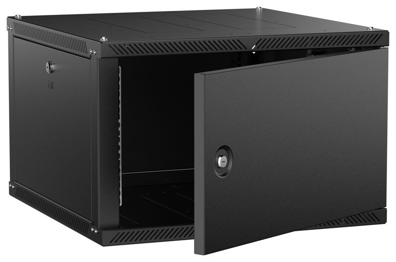 шкаф linea w 2.0 6u 600х600мм дверь метал. черн. itk lwr5-06u66-mf-2 от BTSprom.by