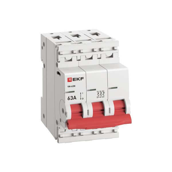  Выключатель нагрузки 3п 63А ВН-63N PROxima EKF S63363 фото в каталоге от BTSprom.by