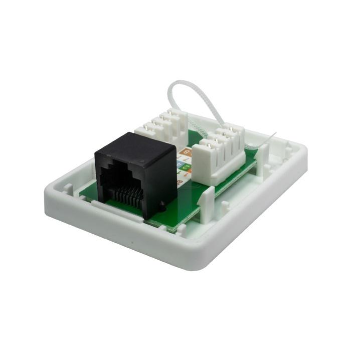  Розетка компьютерная 8P8C RJ-45 UTP кат.5E 1 порт (DIY) SUPRLAN 10-0307-1 фото в каталоге от BTSprom.by