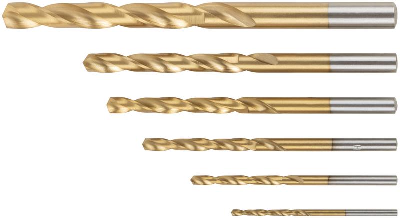  Набор сверл HSS по металлу титановое покрытие 6шт ( 2-3-4-5-6-8мм) FIT 34213 фото в каталоге от BTSprom.by