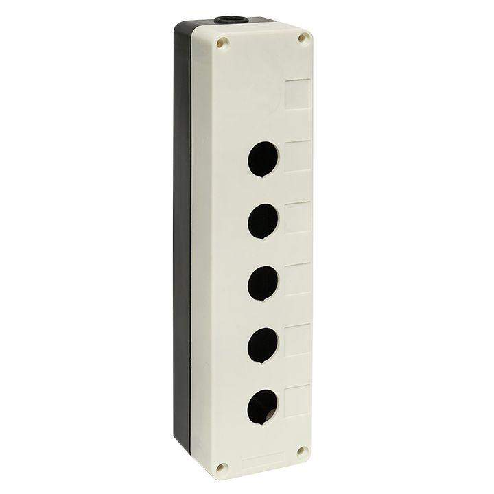 корпус кп105 5 кнопок бел. ekf cpb-105-w от BTSprom.by