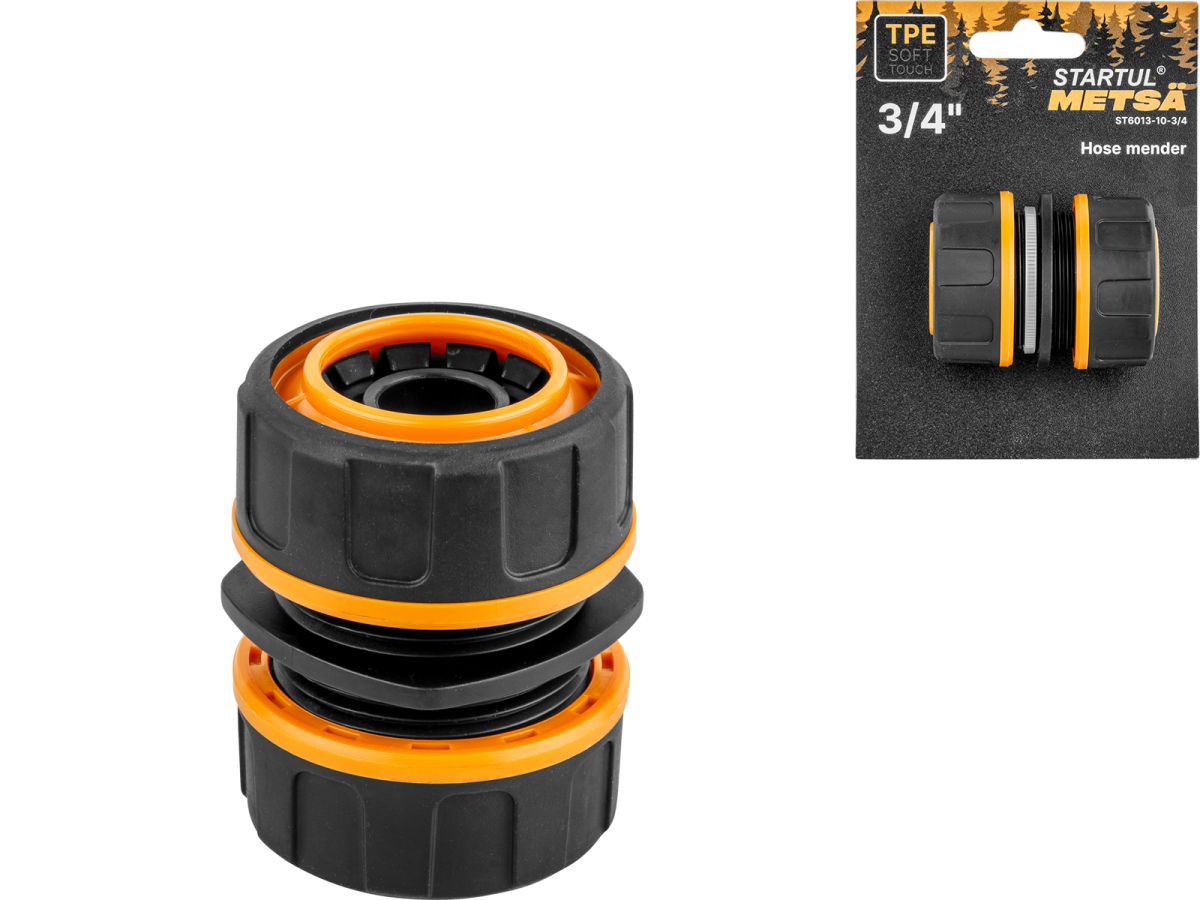 муфта соед. для шлангов 3/4" startul metsa (st6013-10-3/4) (ремонтная соединительная, soft touch, двухкомпонентная) st6013-10-3/4 от BTSprom.by