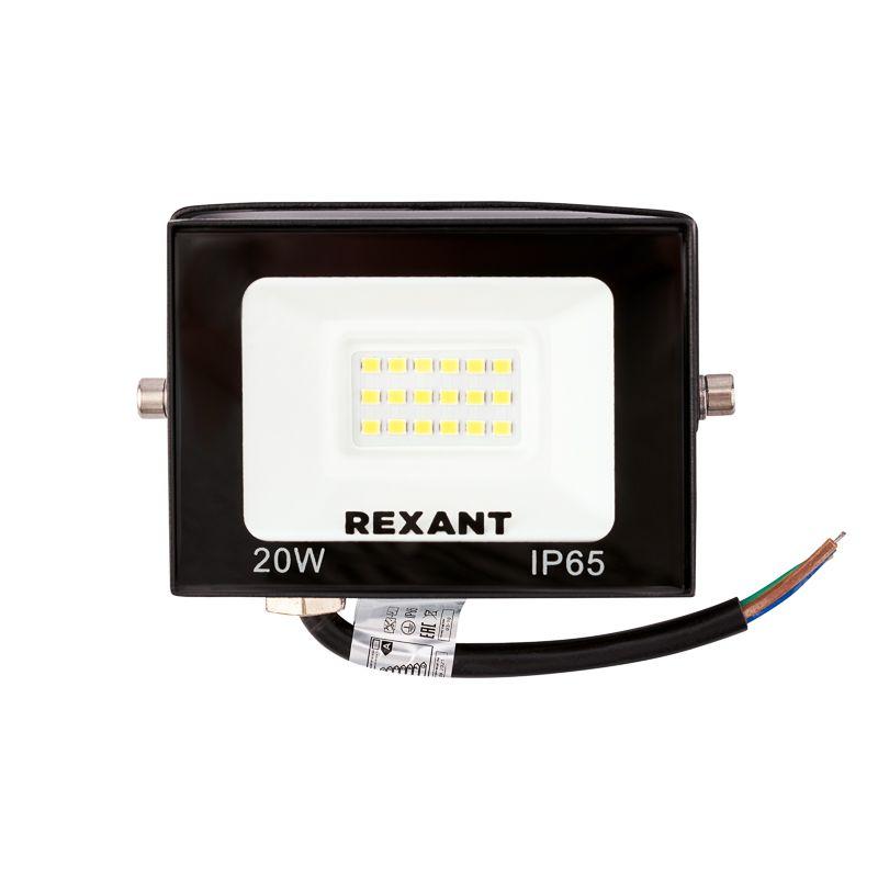 прожектор сдо 20вт 1600лм 4000к черн. корпус rexant 605-029 от BTSprom.by