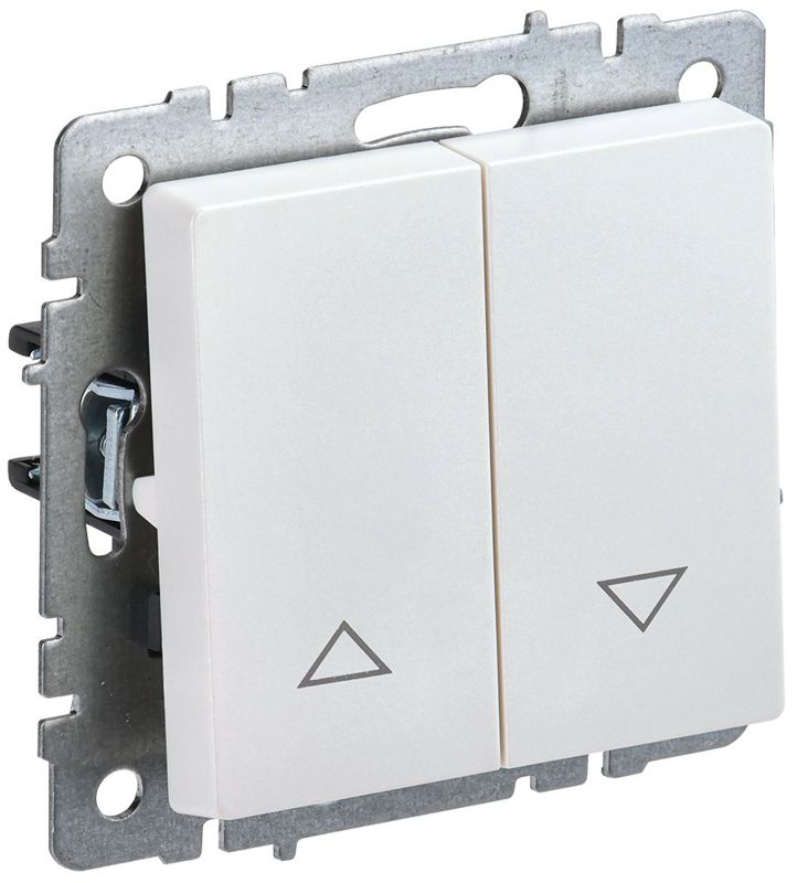 выключатель жалюзи сп brite вс10-1-5-брж 10а механизм жемчуж. iek br-v15-0-10-k36 от BTSprom.by