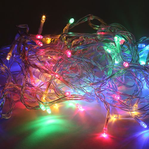  Гирлянда светодиодная "Бахрома" 2мх1м 62LED 24В IP44 мультиколор ( без трансформатора Б0041911) ЭРА Б0041906 фото в каталоге от BTSprom.by