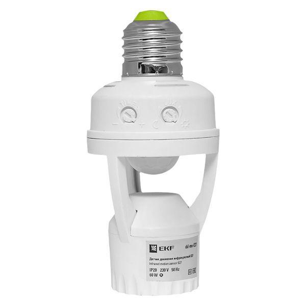  Датчик движения (ИК) E27 60Вт 360гр. до 7м IP20 PROxima EKF dd-ms-E27 фото в каталоге от BTSprom.by