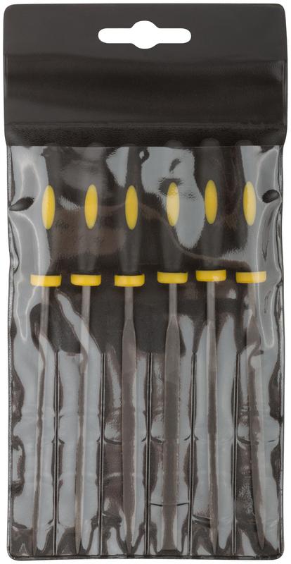  Надфиль прорезиненный ручка 3х150/70мм 6шт FIT 42172 фото в каталоге от BTSprom.by