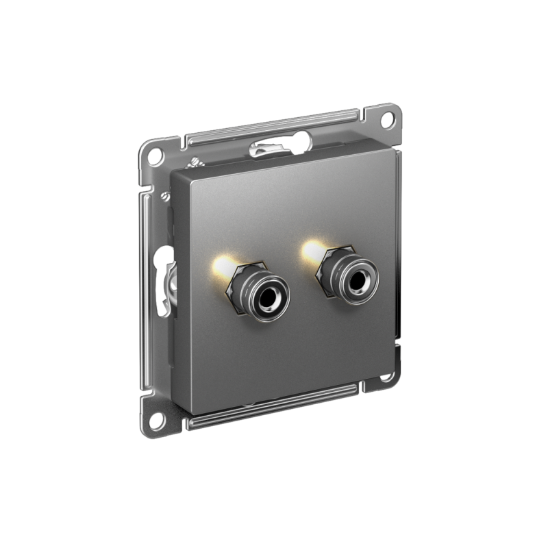 розетка аудио 2-м atlasdesign сталь se atn000987 от BTSprom.by