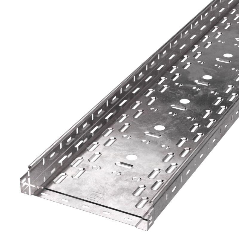 Лоток листовой перфорированный 300х50 L3000 сталь 0.8мм Стандарт Промрукав PR16.0011 от BTSprom.by