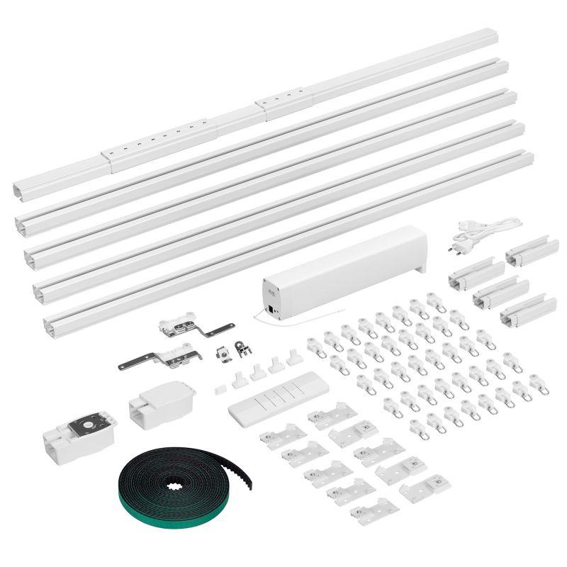 карниз для штор с электроприводом cnk-m1-ty-rf-5m ip20 металл (комплект) arlight 048758 от BTSprom.by
