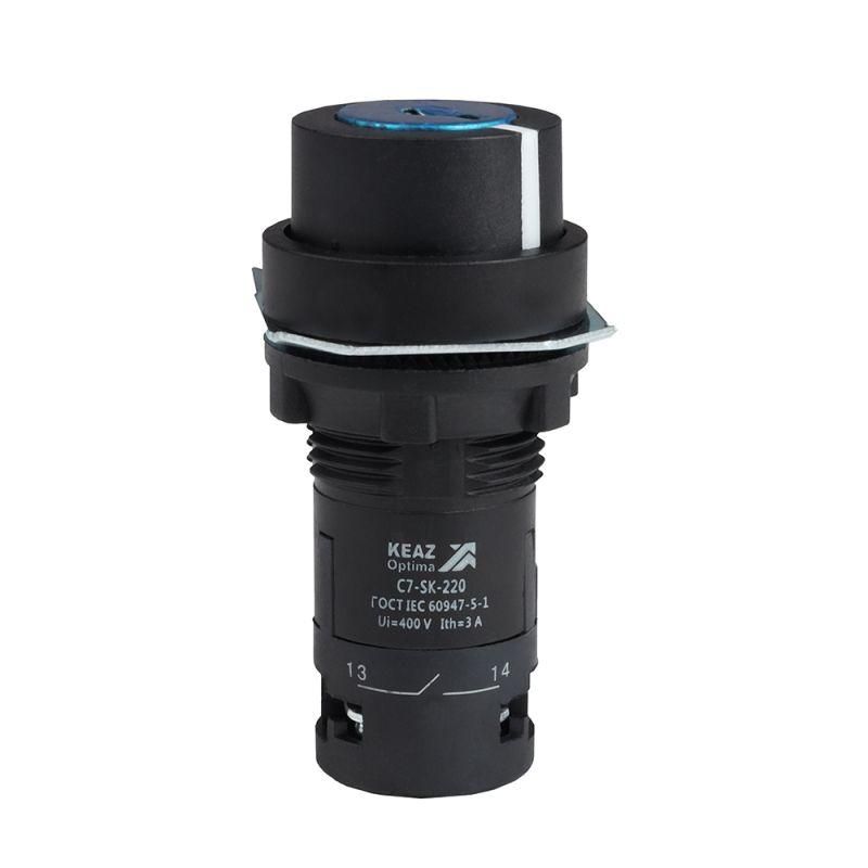 переключатель 2 положения optisignal compact d22 с7-sk-202 черн. с ключом 2нз xb7ng24 кэаз 362142 от BTSprom.by переключатель 2 положения optisignal compact d22 с7-sk-202 черн. с ключом 2нз xb7ng24 кэаз 362142 от BTSprom.by