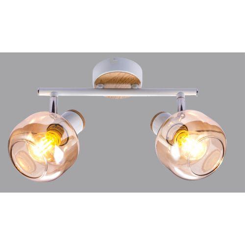  Светильник Kalisto 7025-702 2х40Вт E14 настен./потолочн. спот поворотн. Rivoli Б0047091 фото в каталоге от BTSprom.by