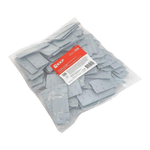  Заглушка для 6 Push-in 4 вывода сер. EKF EP-PIT-6-4 фото в каталоге от BTSprom.by