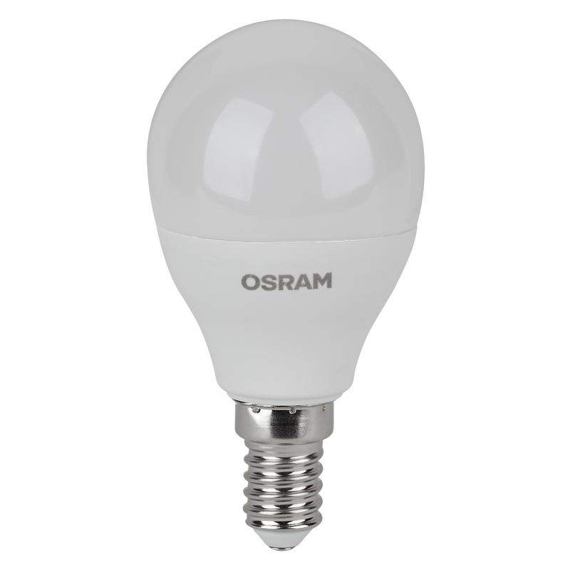 лампа светодиодная led value lvclp60 7sw/840 7вт шар матовая e14 230в 2х5 ru (уп.5шт) osram 4058075578135 от BTSprom.by